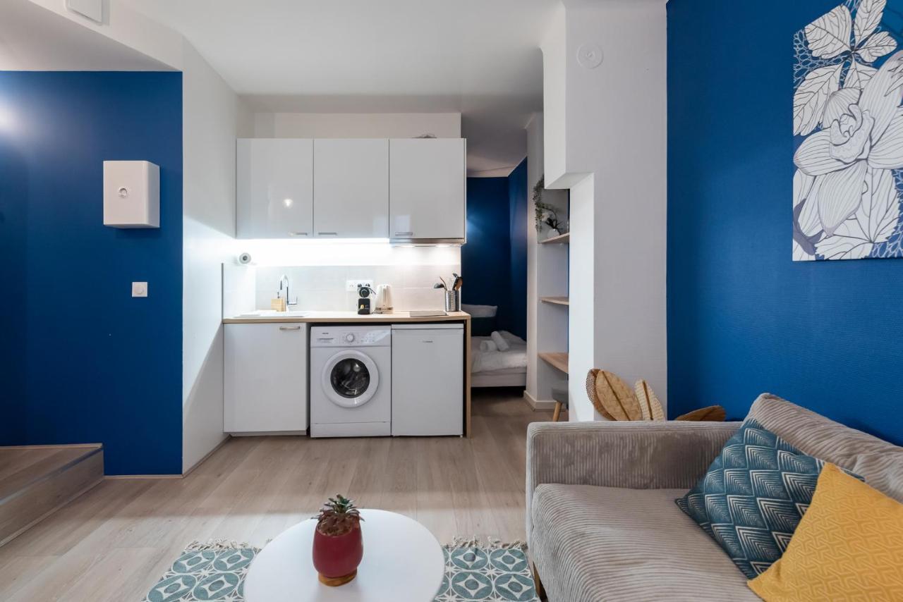 Studio Blue Confort , Proche Gare Part Dieu Apartment Villeurbanne Luaran gambar