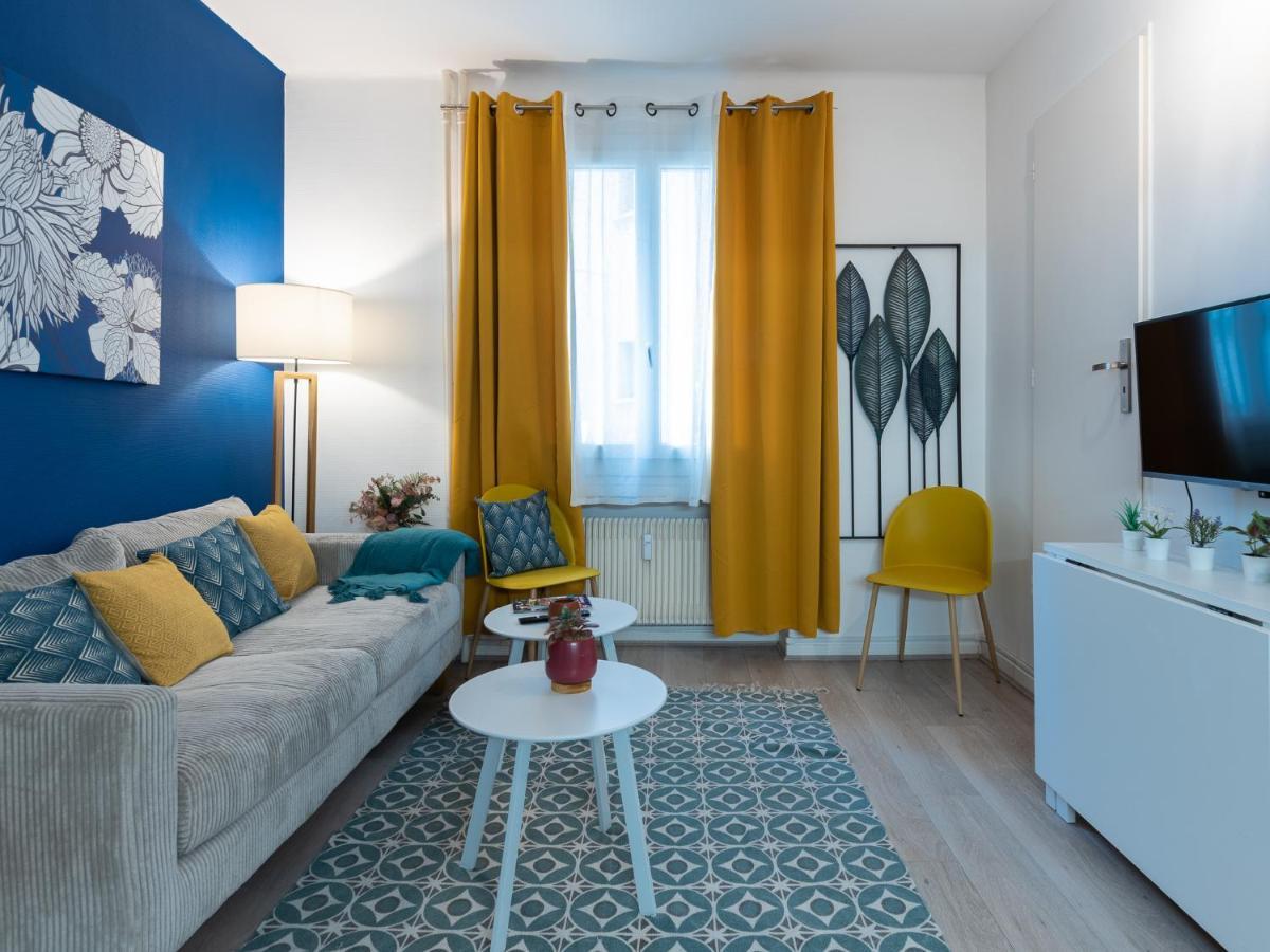 Studio Blue Confort , Proche Gare Part Dieu Apartment Villeurbanne Luaran gambar